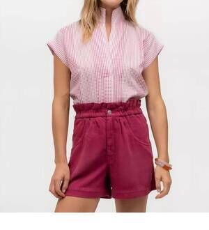 NEW SARAH ALEXANDRA cap sleeve top in party girl